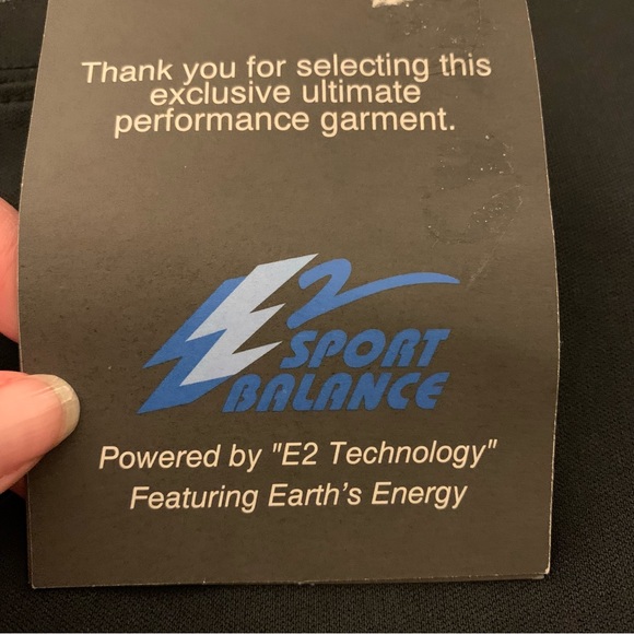 New E2 Sport Balance Moisture Wicking Shirt Size Large Black - Picture 3 of 4